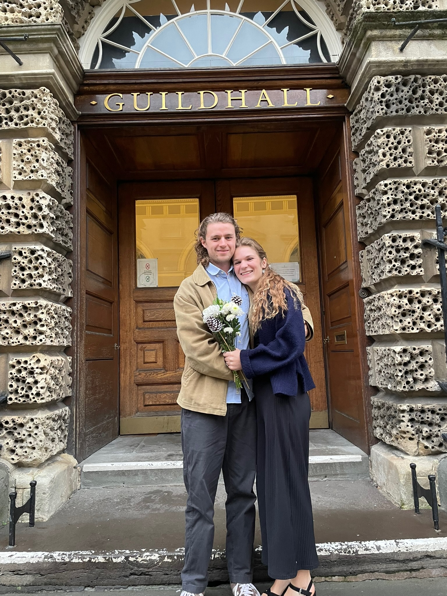 Cody and Danny celebrating their legal ceremony